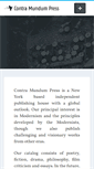 Mobile Screenshot of contramundum.net